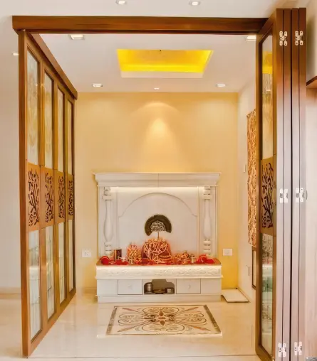 pooja room interior designers