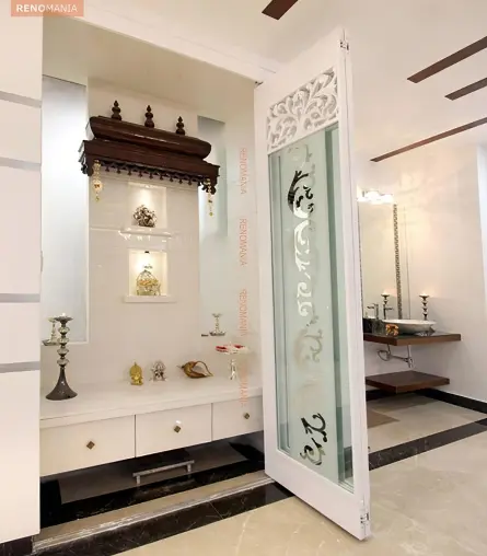 pooja room interior designers